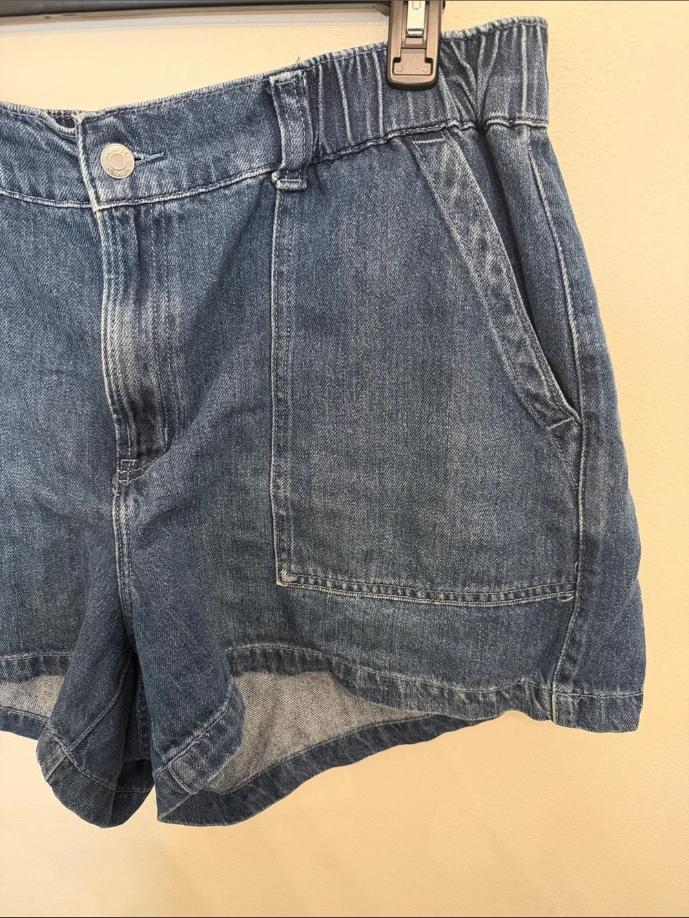 Denim Utility Gap Women’s Shorts - Dark Blue